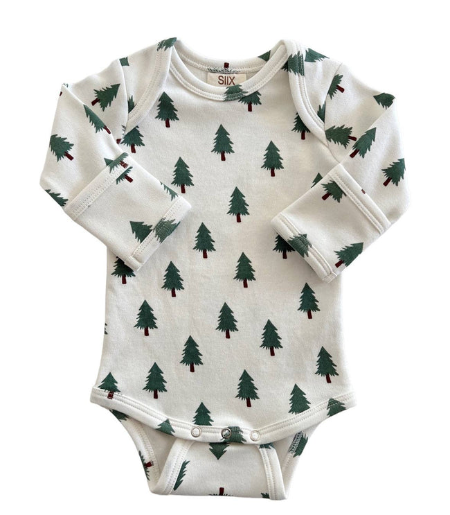 Organic Long Sleeve Trees Bodysuit