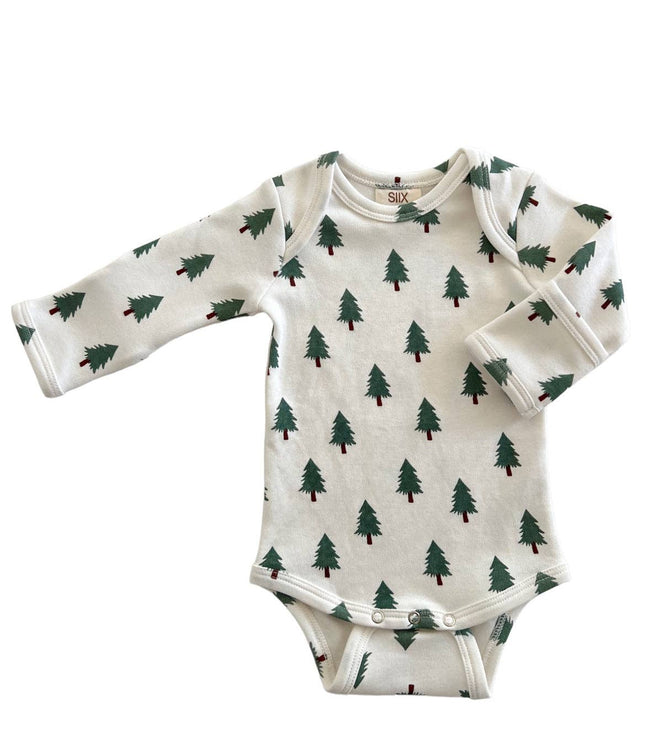 Organic Long Sleeve Trees Bodysuit