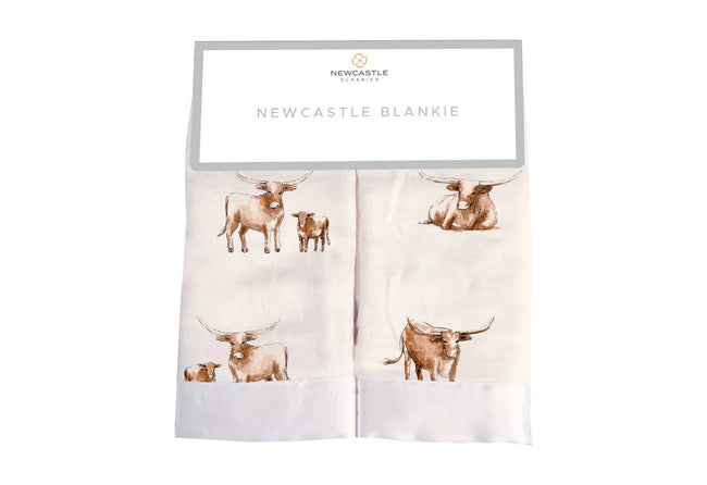 Longhorn Muslin Security Baby Blankie