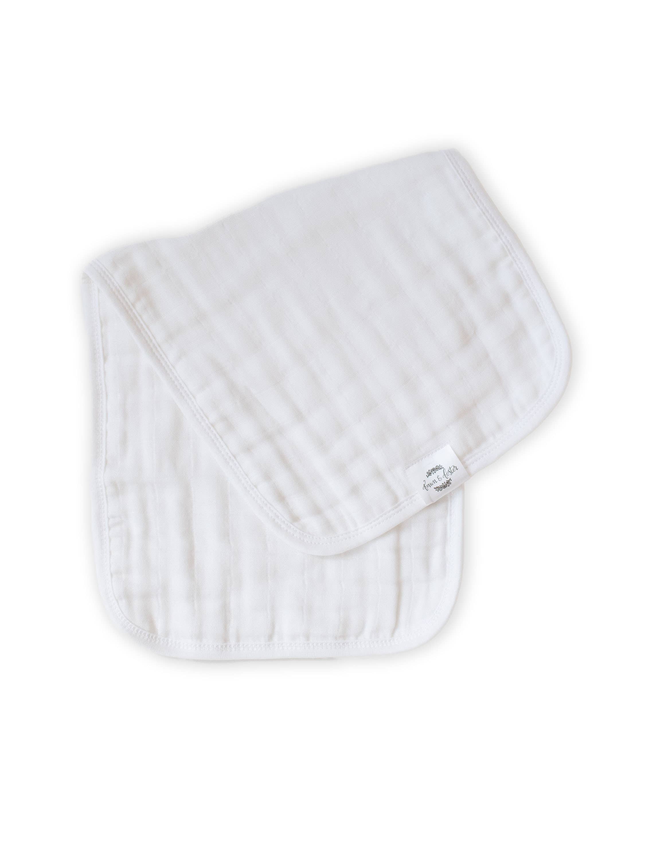 Organic Premium Oversized Absorbent Burp Cloths Sage Leaves