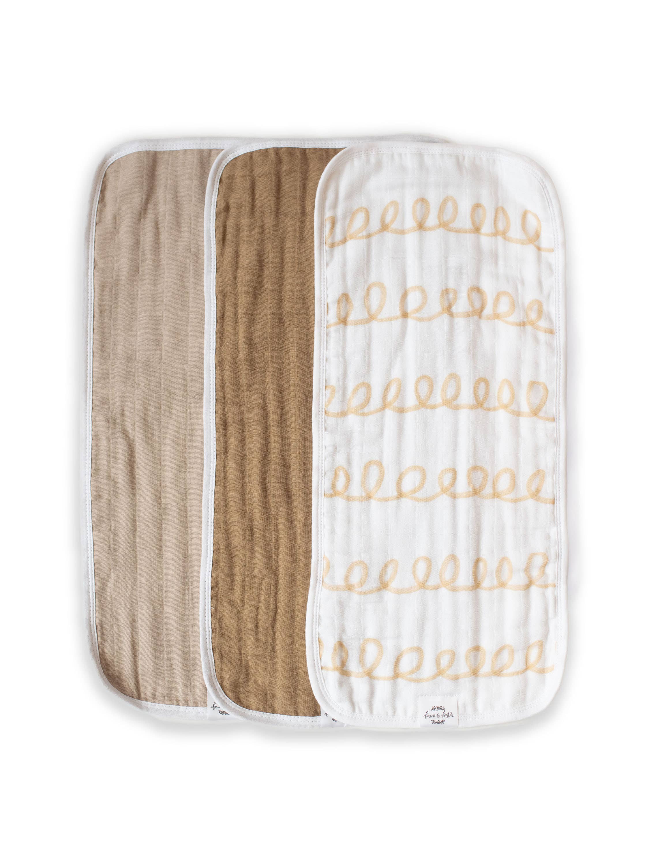 Organic Premium Oversized Absorbent Burp Cloths Haven