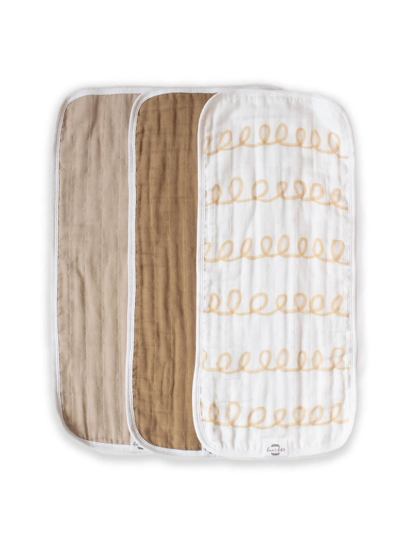 Organic Premium Oversized Absorbent Burp Cloths Haven