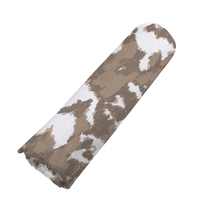 Yellowstone Cowhide Muslin Swaddle