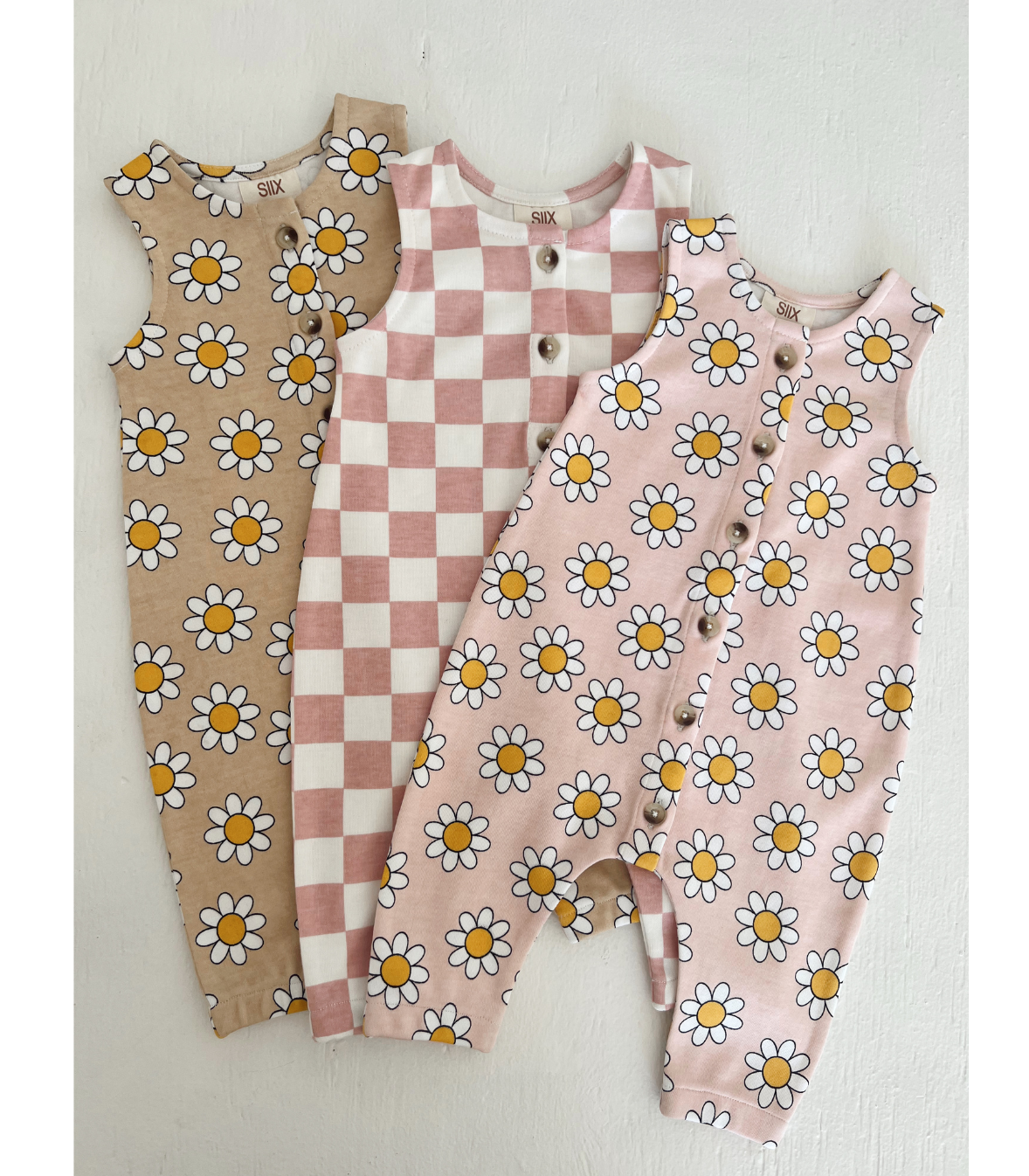 Strawberry Shortcake Checkerboard Organic Jumpsuit