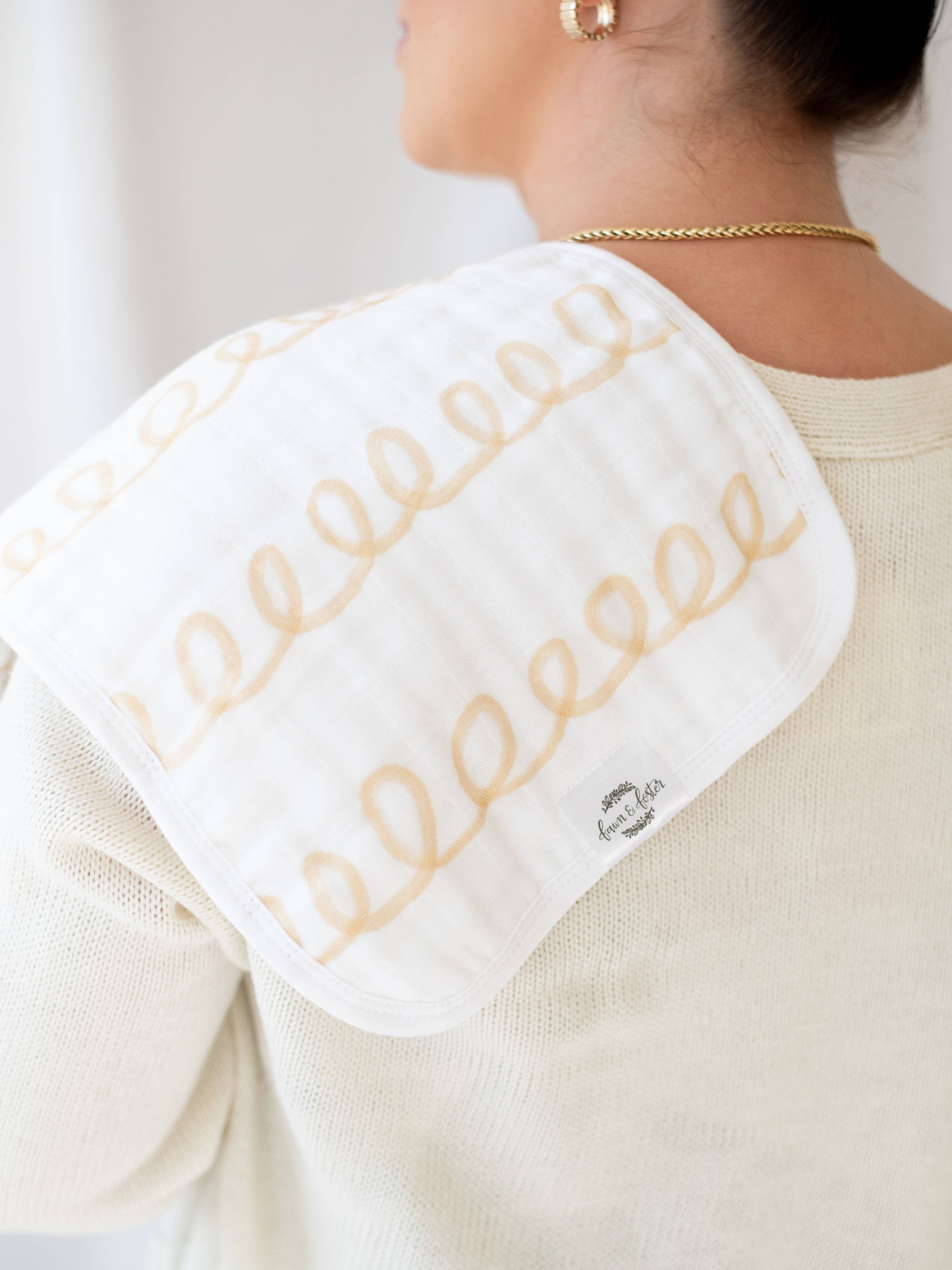 Organic Premium Oversized Absorbent Burp Cloths Haven