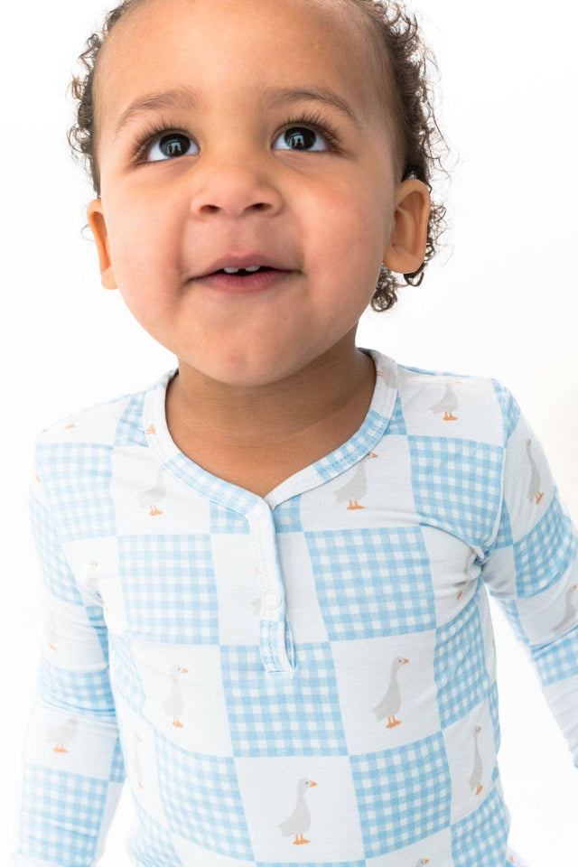 Goose Checker Jammie Set