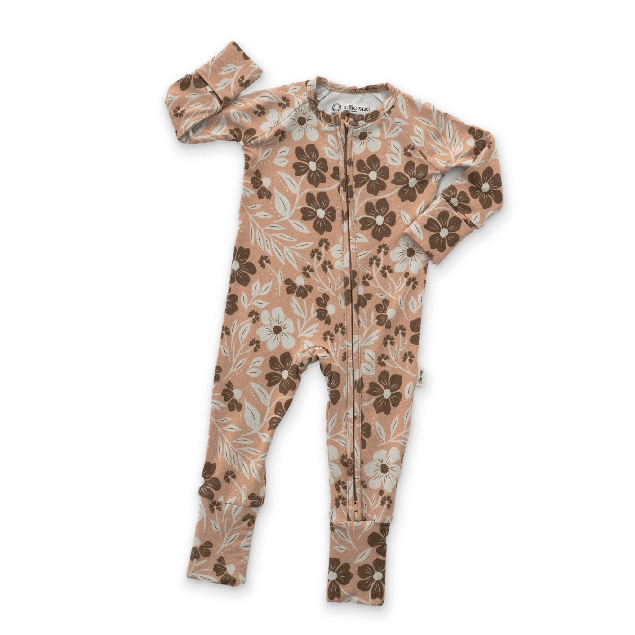 Dust & Petal Zipper Romper