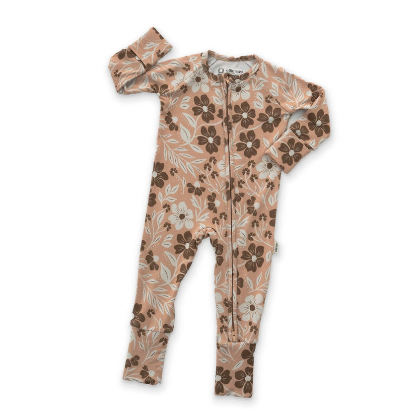 Dust & Petal Zipper Romper