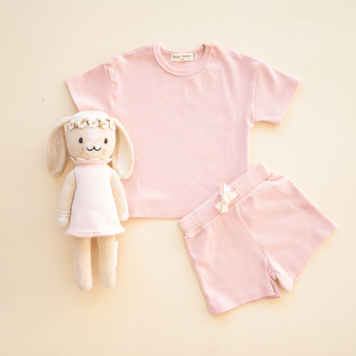 Organic Cotton Short Set | Blush