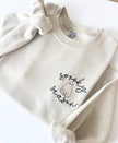Spooky Ghost Halloween Embroidered Sweatshirt