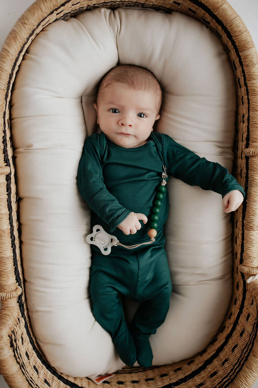 Ribbed Forest Green Jammies Kids Pjs & Lougewear