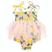 Tutu Bubble Romper - Lemons