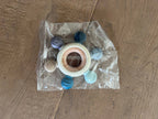 Silicone/ Wood Teether- Blue