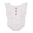 White Baby Romper