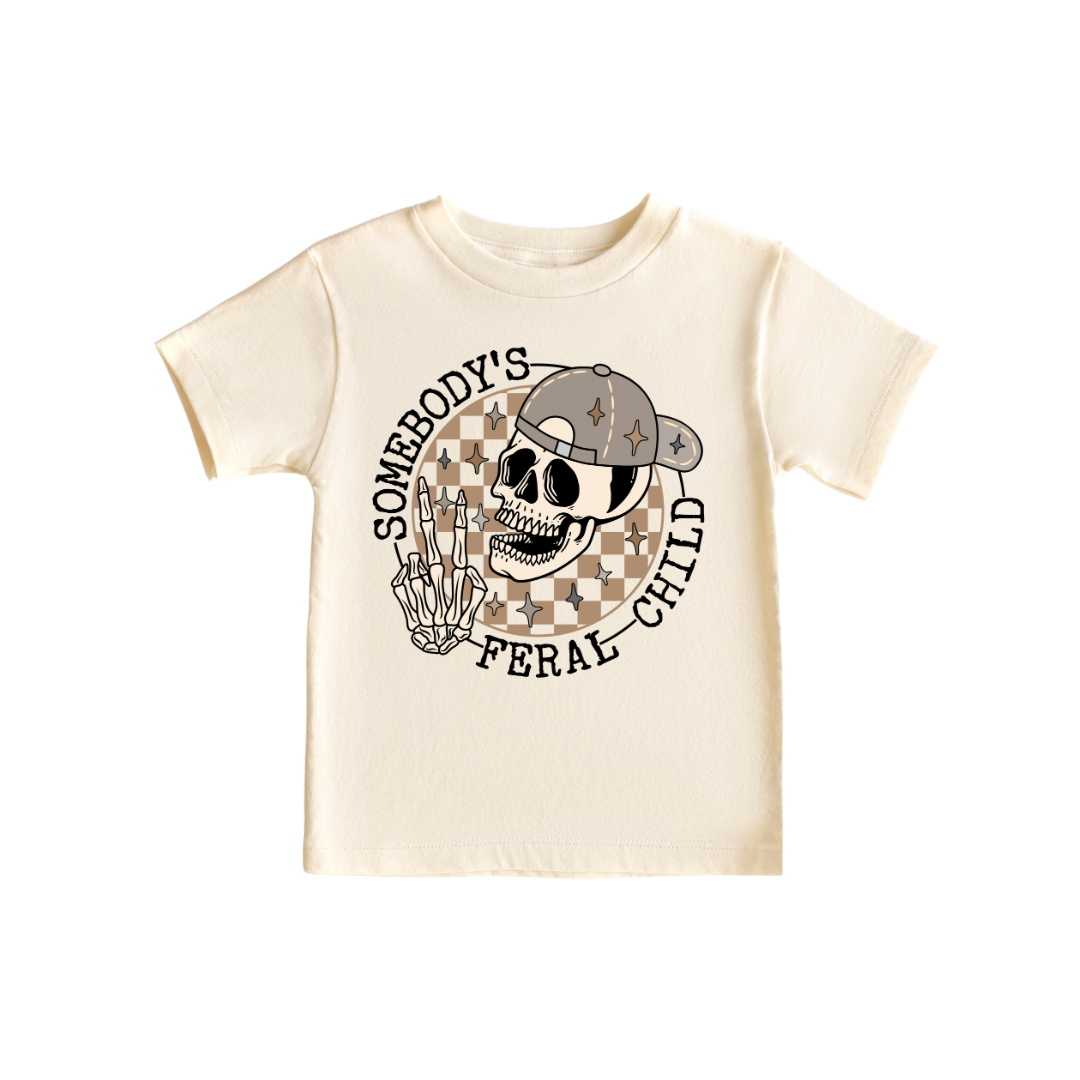 Somebody's Feral Child - 100% Cotton Tee