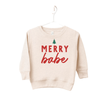 Merry Babe Tree Pullover Christmas Kids