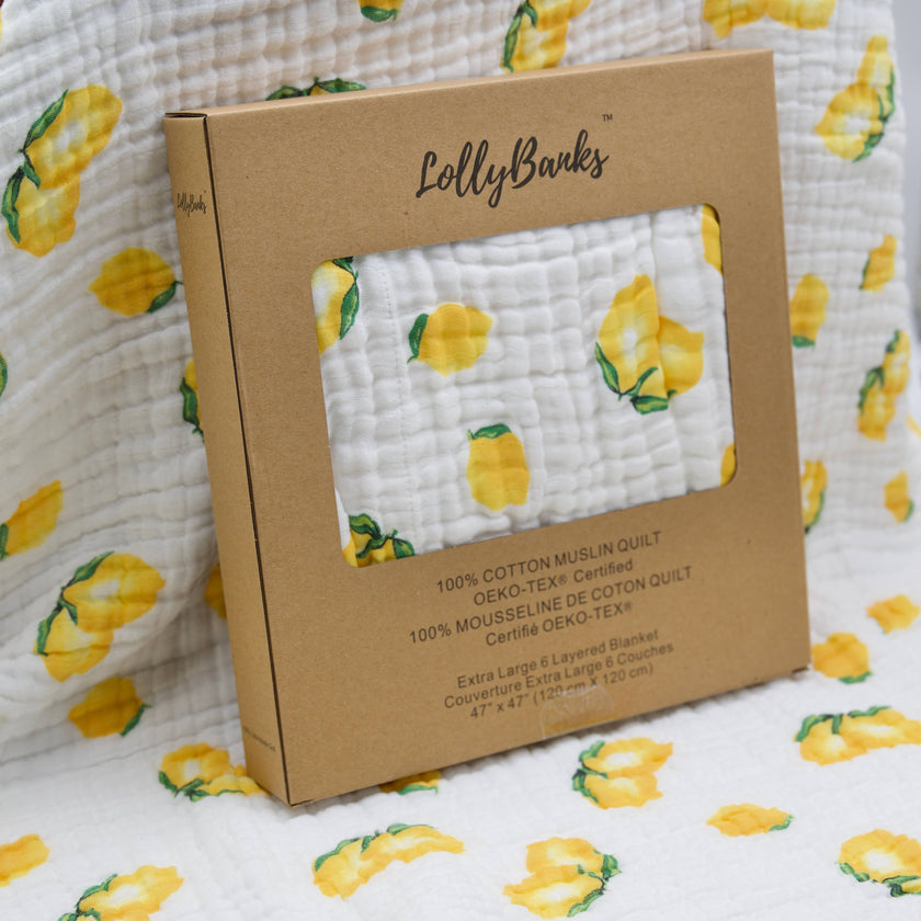 Main Squeeze Baby Todller Muslin Quilt