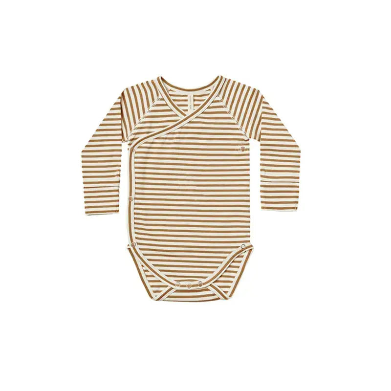 Unisex Long Sleeve Stripe Onesie