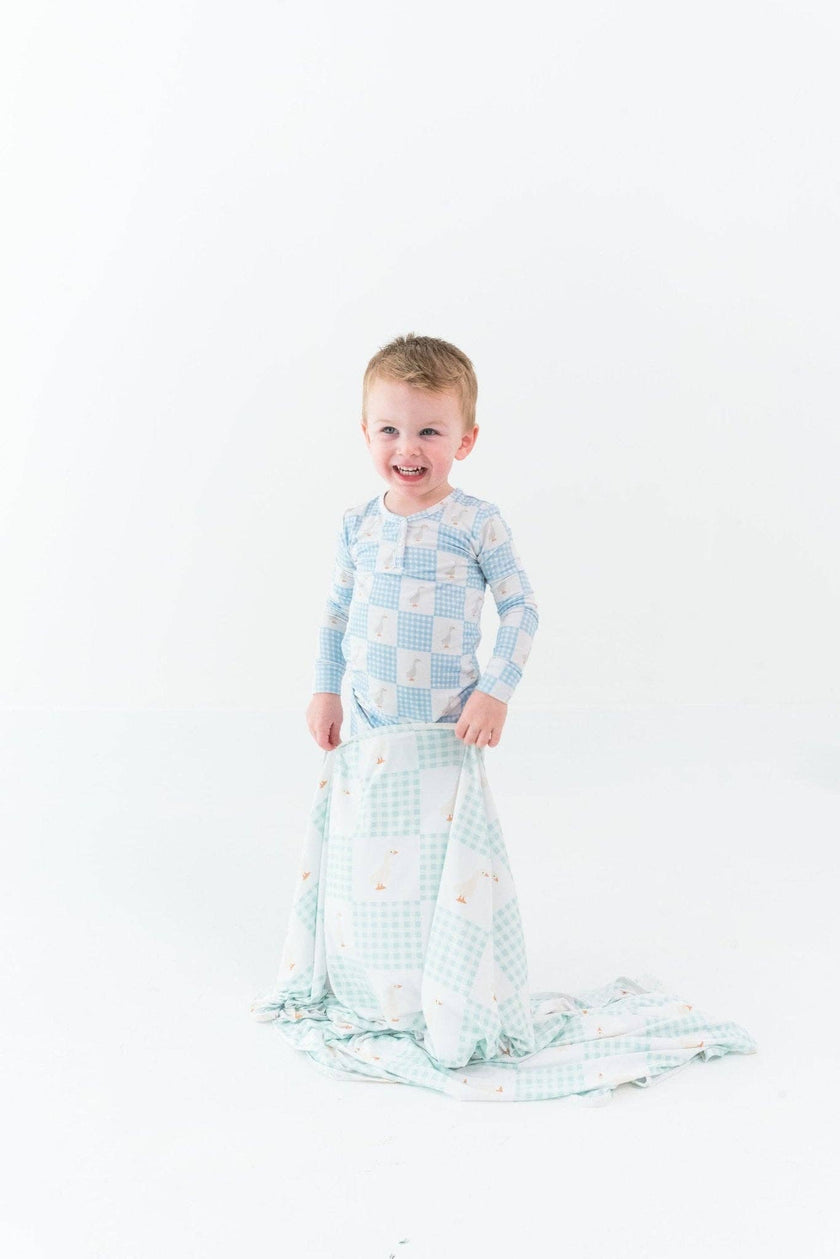 Goose Checker Jammie Set