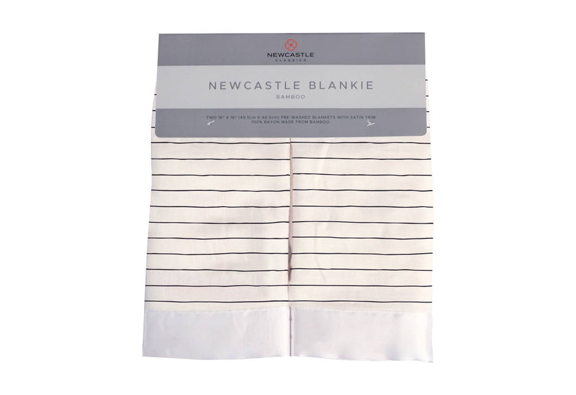 Pencil Stripe Muslin Security Baby Blankie