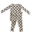 Tiramisu Checkerboard Organic 2-Piece Set