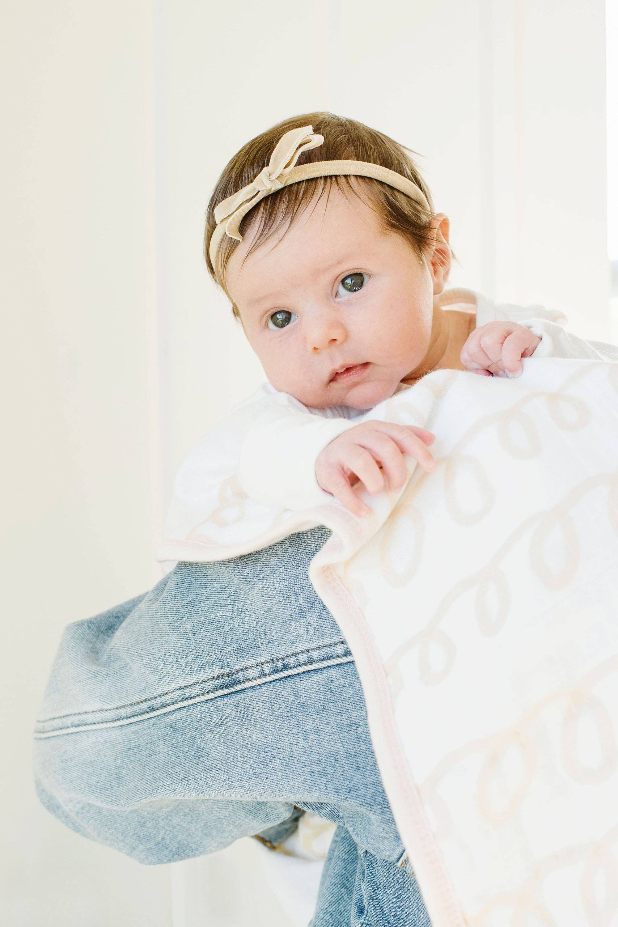 Nylon Headbands with Velvet Bows