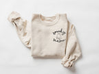 Spooky Ghost Halloween Embroidered Sweatshirt