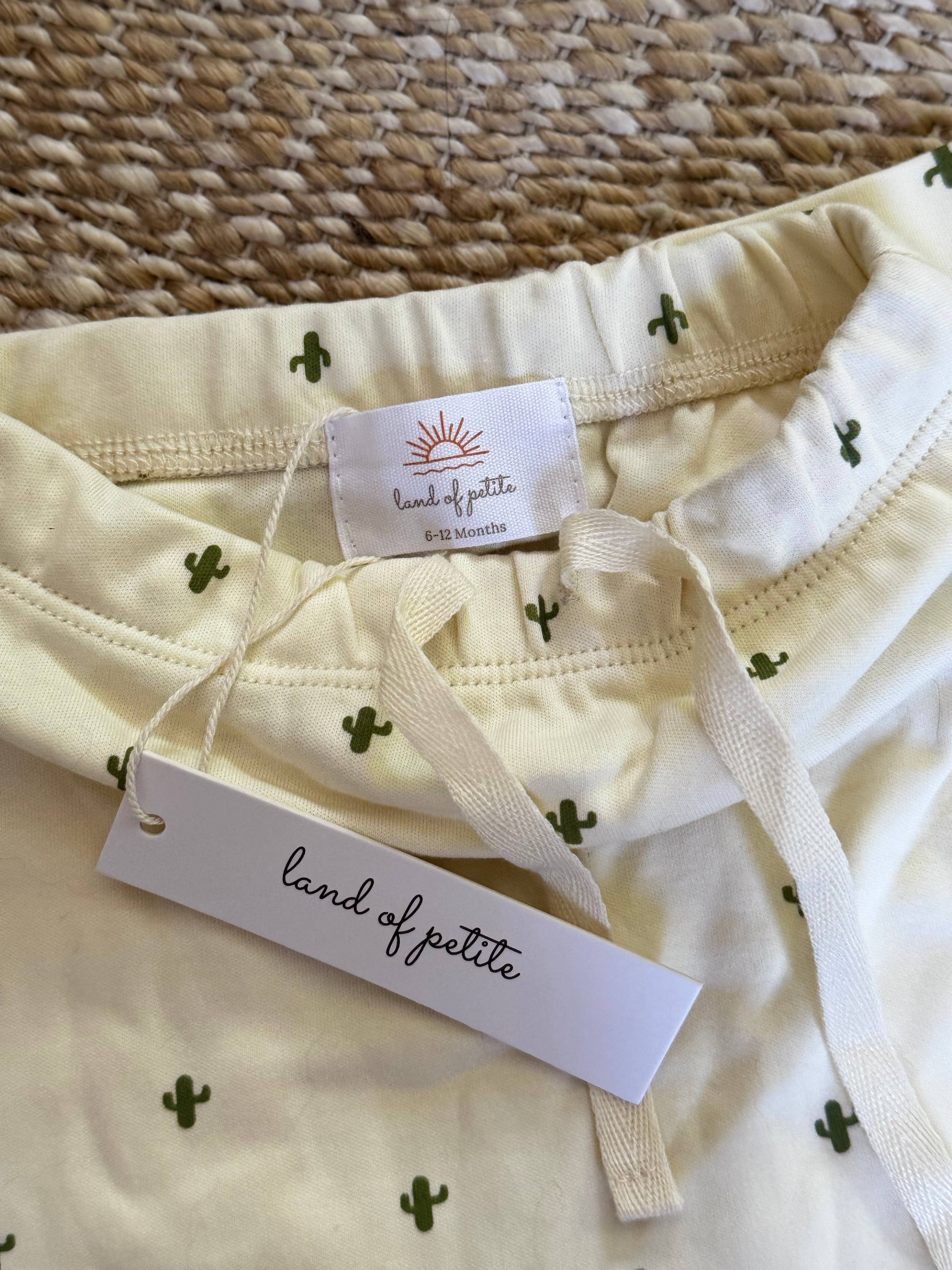 Unisex Drawstring Cactus Pants