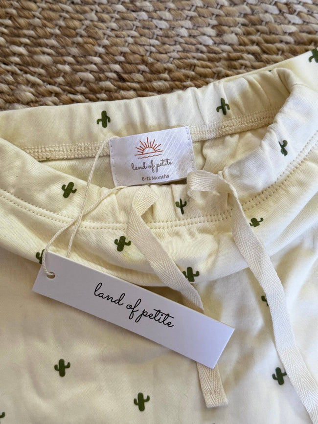 Unisex Drawstring Cactus Pants