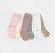 French Lace Knee High Baby Socks