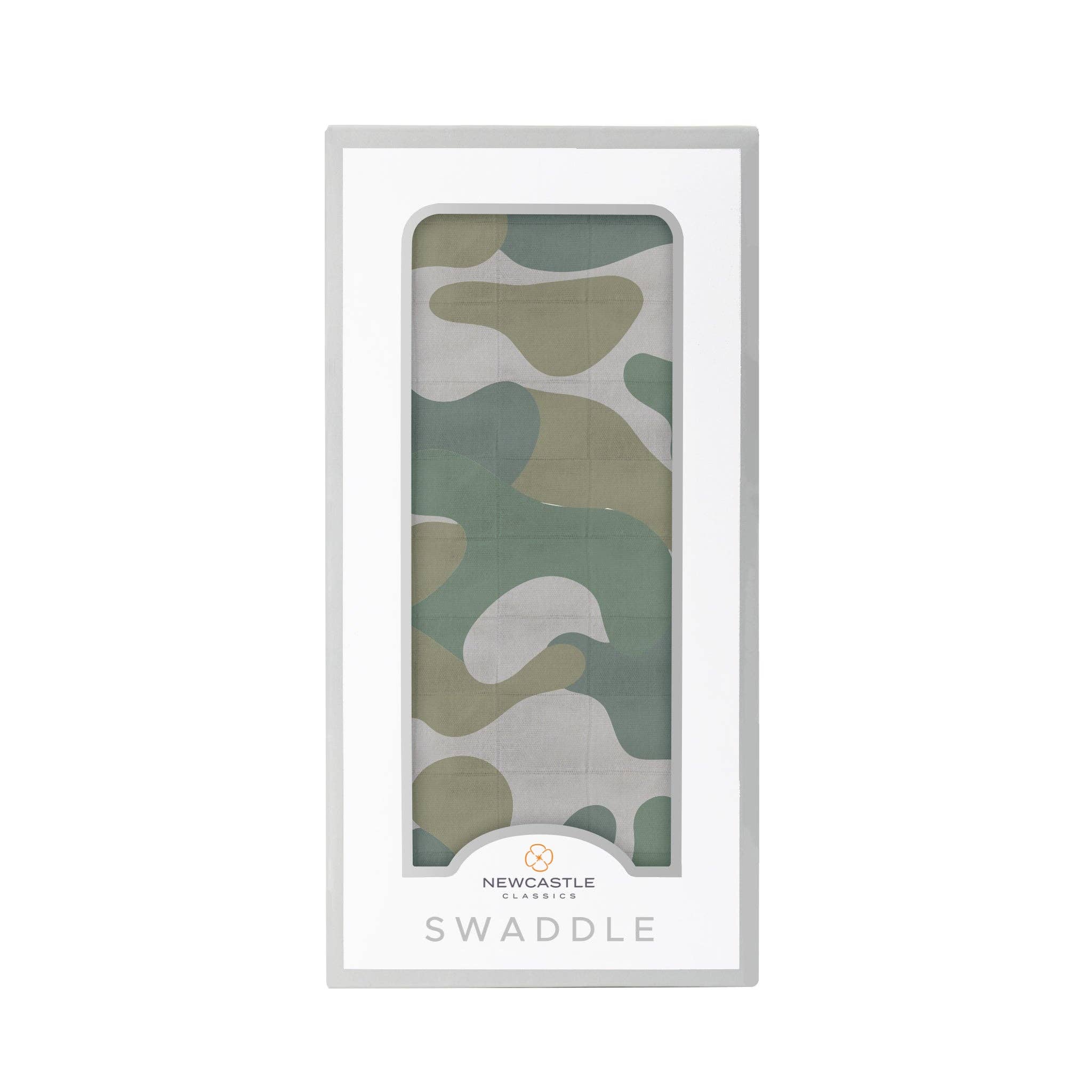 Hunter's Camo Muslin Swaddle