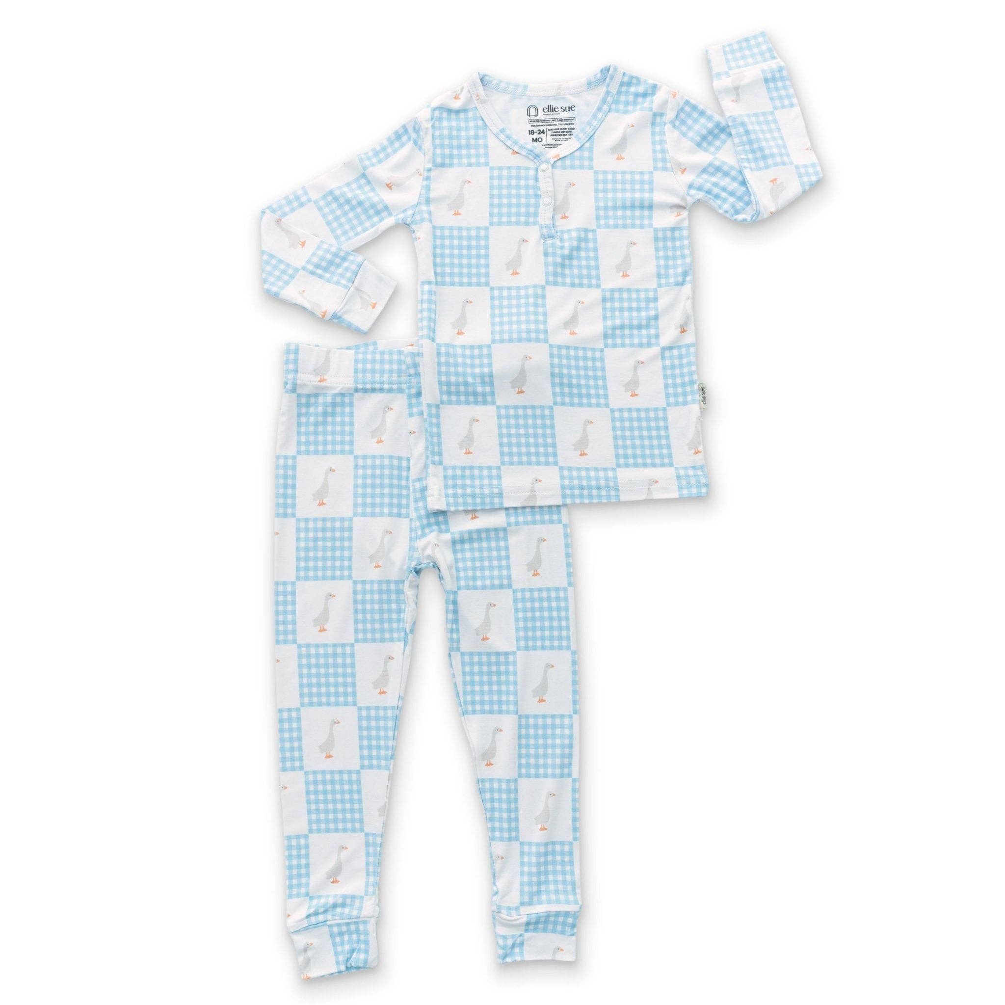 Goose Checker Jammie Set