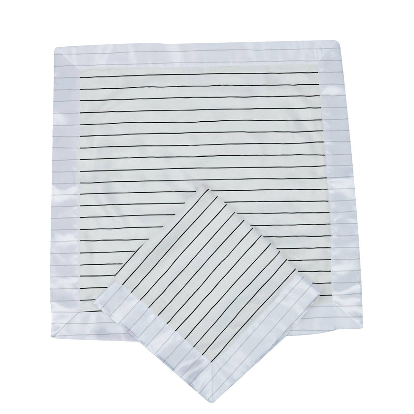 Pencil Stripe Muslin Security Baby Blankie