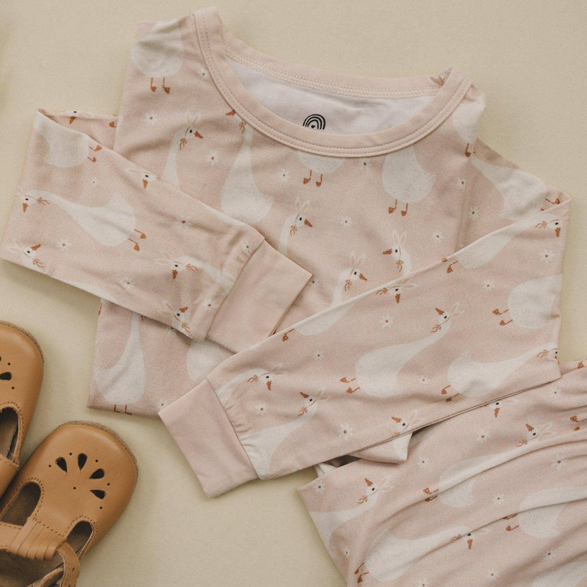 Silly Goose on the Loose Bamboo Jammies