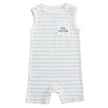 Dog Person Striped Romper