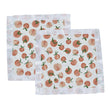 Carnelian Peaches Muslin Security Baby Blankie