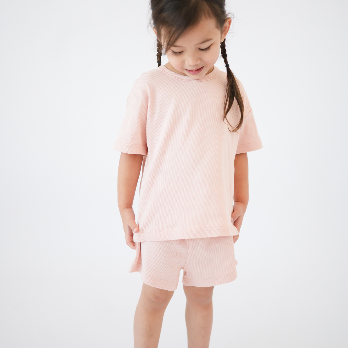 Organic Cotton Short Set | Blush