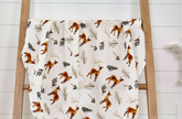 Oh Deer Baby Muslin Swaddle Blanket