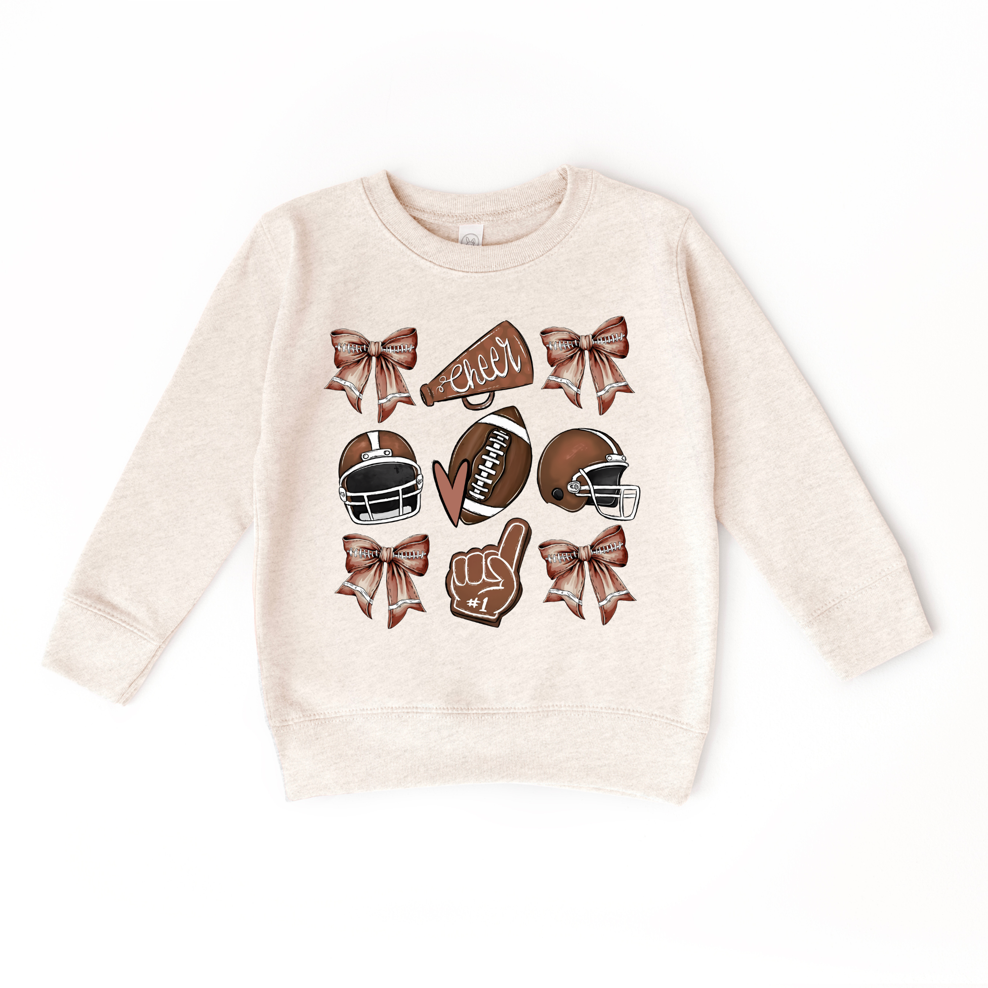 Football Season— Cheer Bow Sweatshirt
