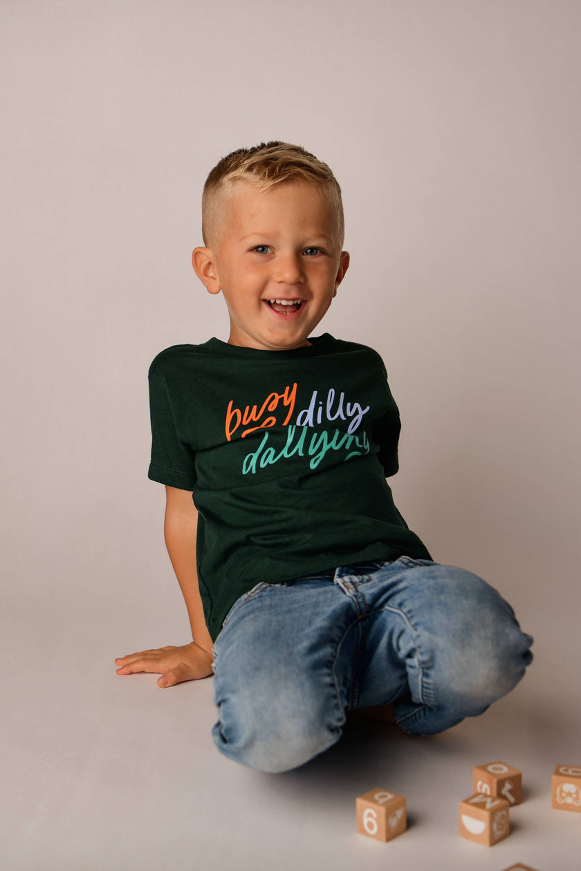 Busy Dilly Dallying Toddler + Youth Tee