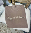 Coffee + Jesus Embroidered Tee