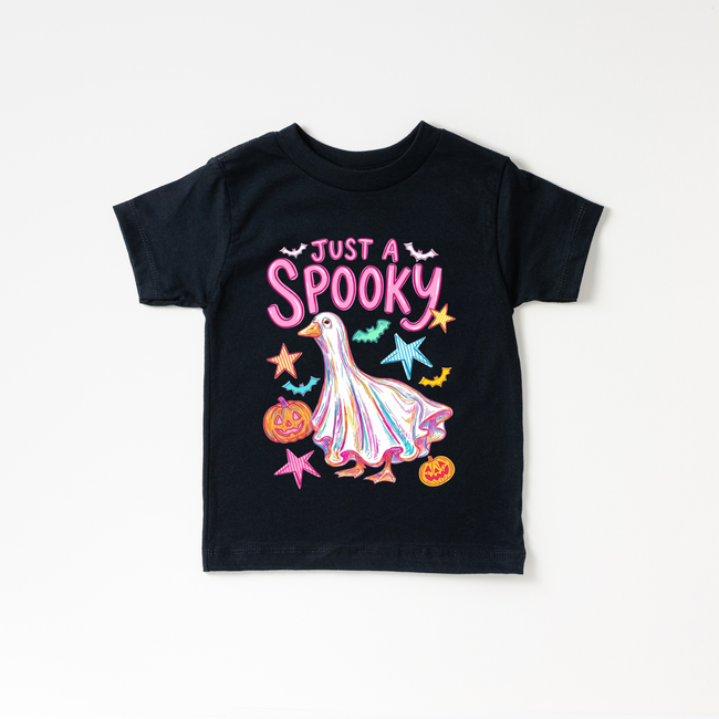 Just a spooky goose ghost tee