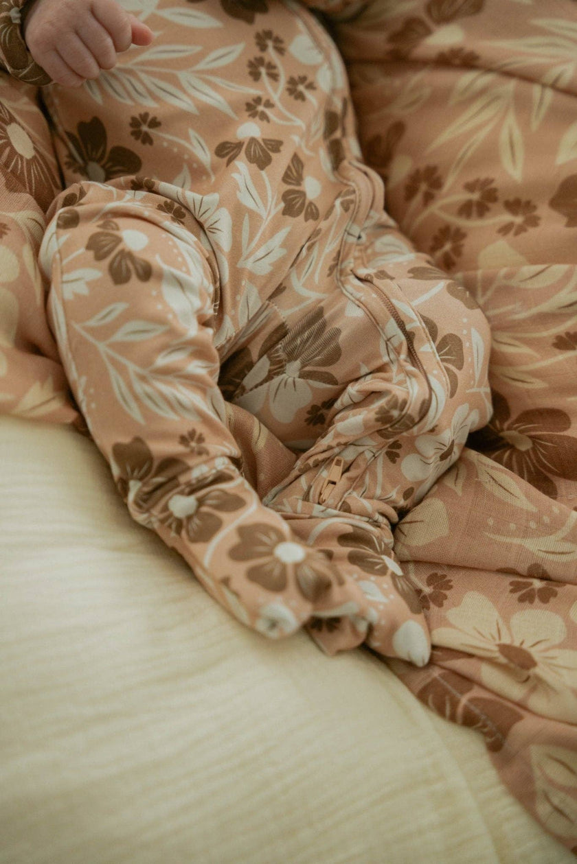 Dust & Petal Zipper Romper