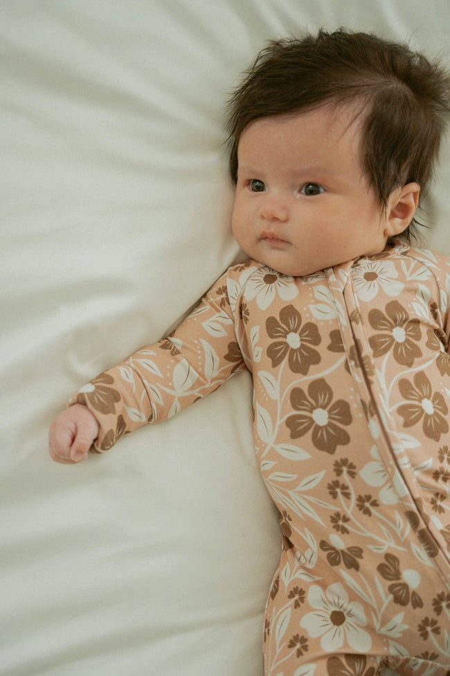 Dust & Petal Zipper Romper