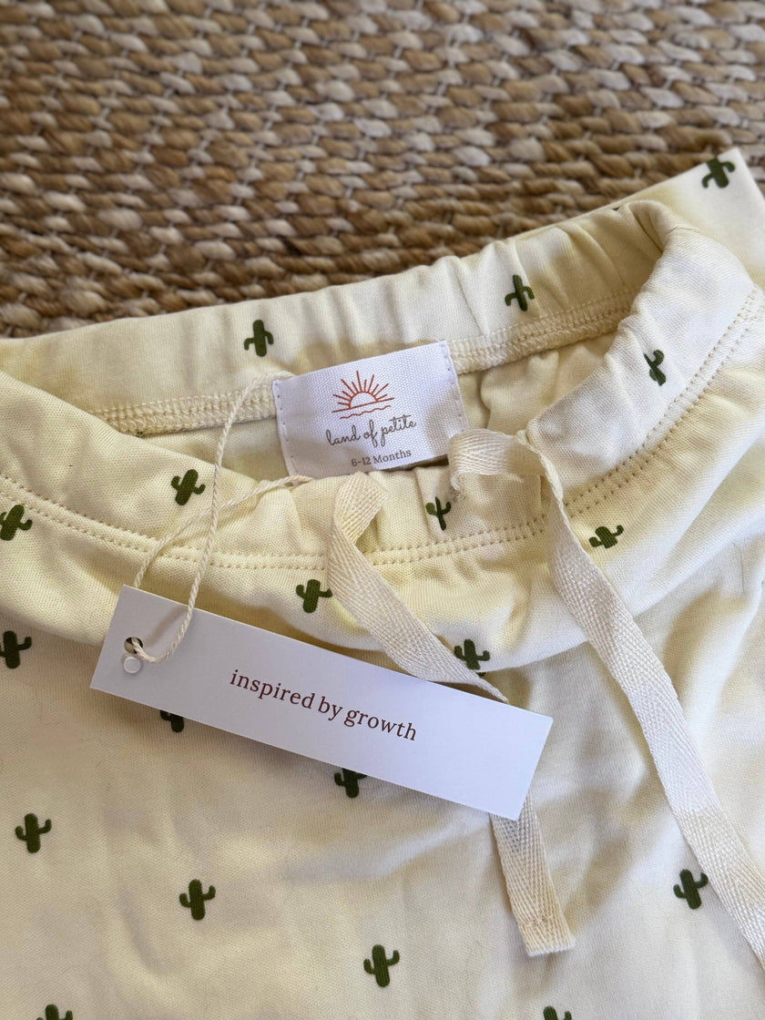 Unisex Drawstring Cactus Pants