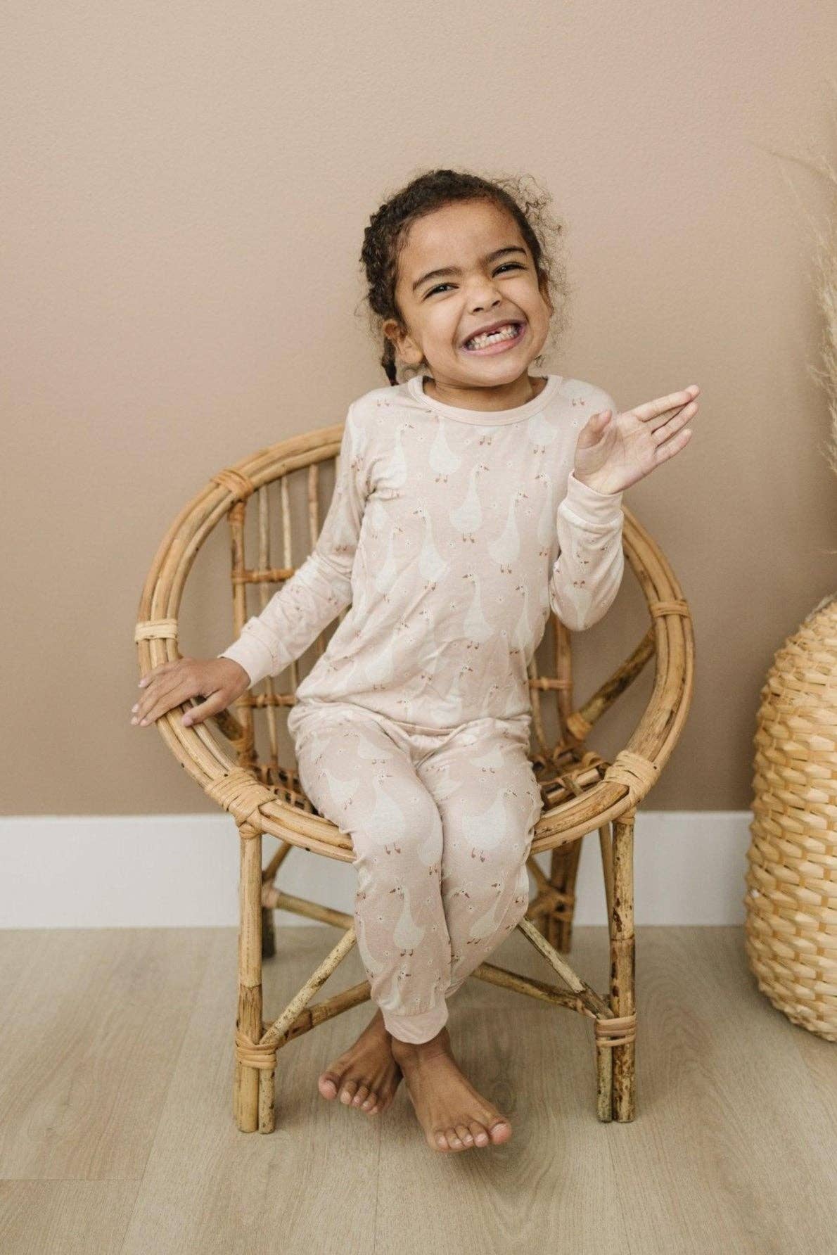 Silly Goose on the Loose Bamboo Jammies