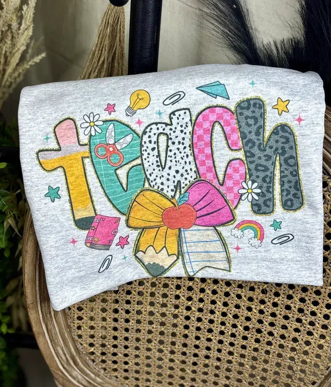 Teach Bow Tee