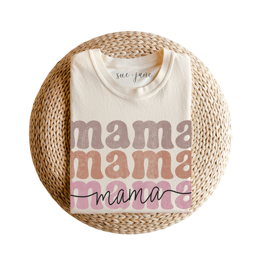 Distressed Mama Organic Cotton Tee