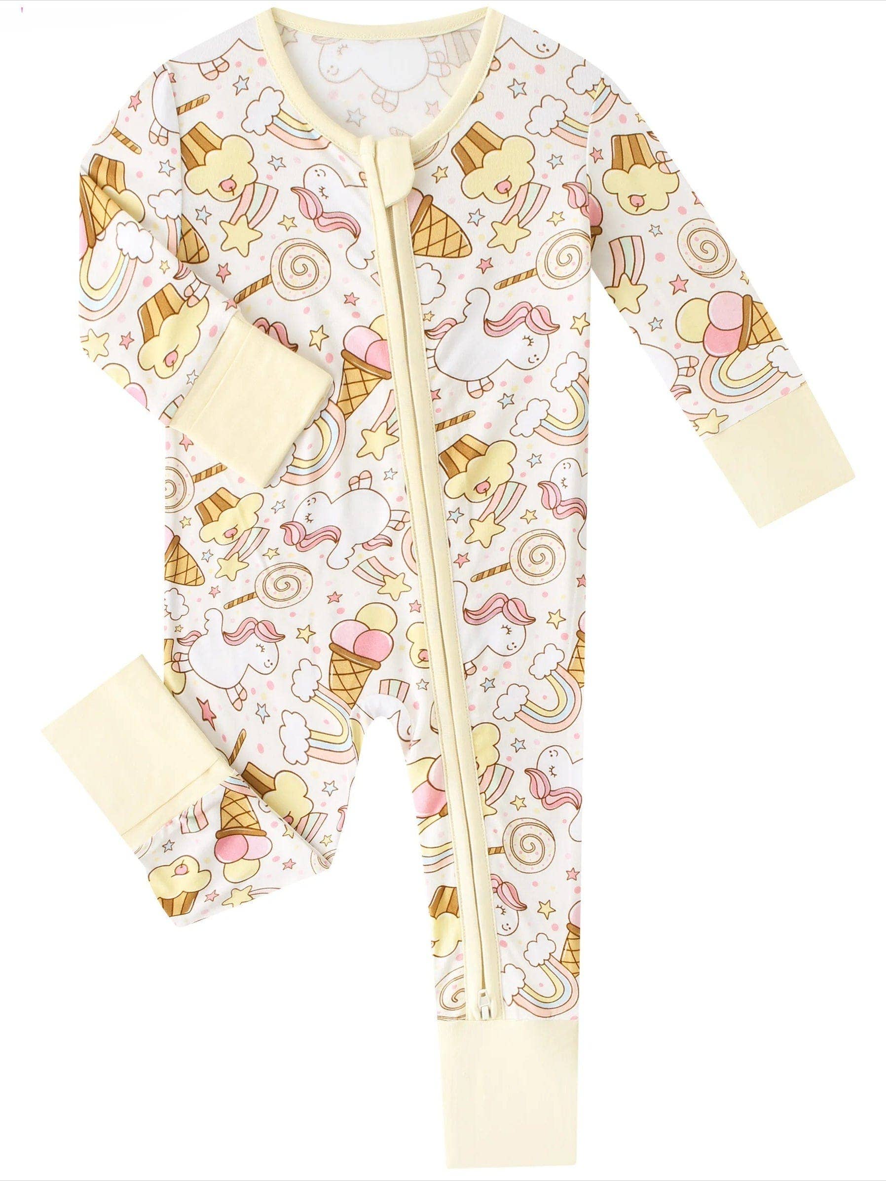 Sweet Treats Bamboo Convertible Zippy Romper