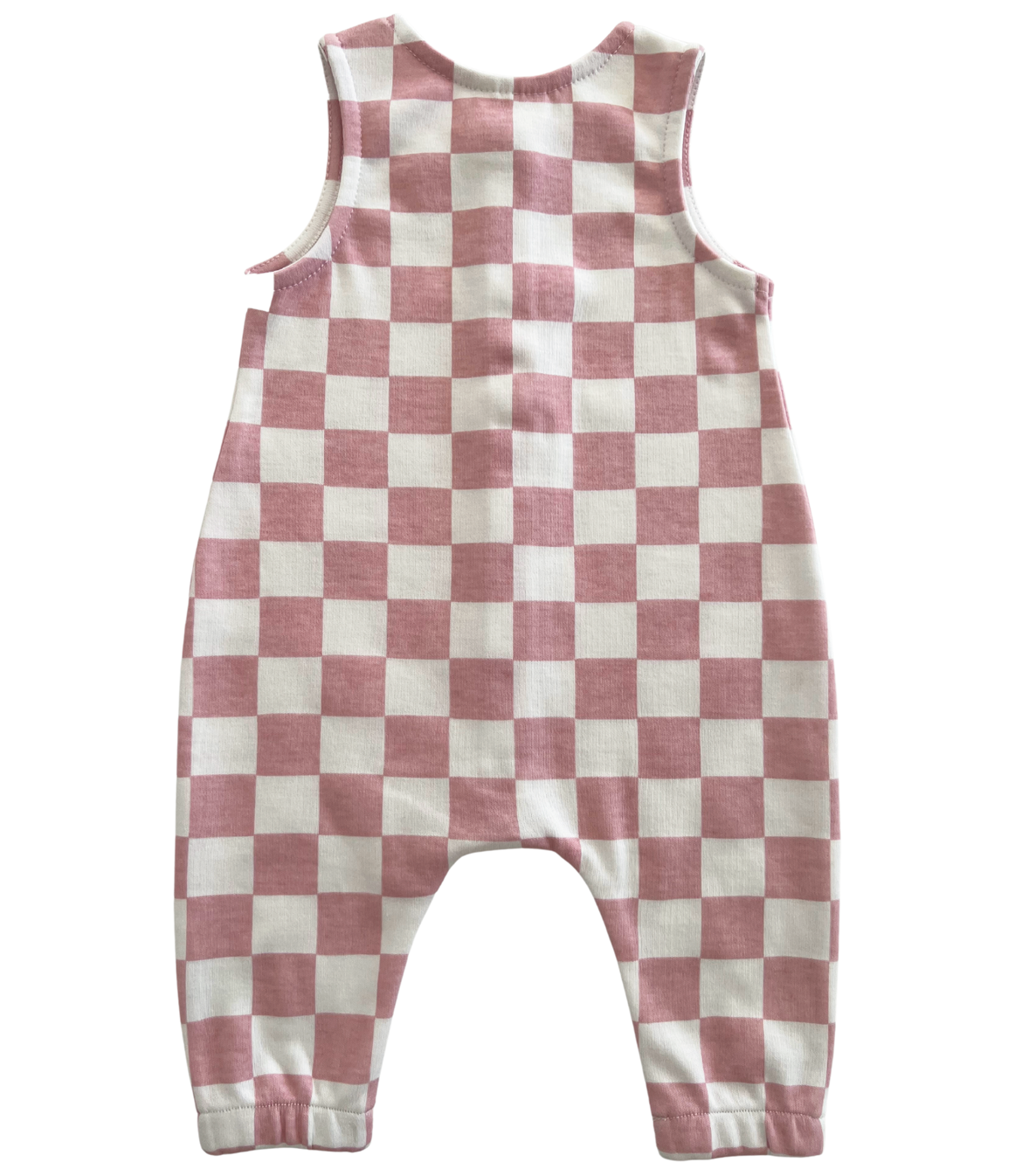 Strawberry Shortcake Checkerboard Organic Jumpsuit